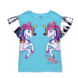 Nickelodeon JoJo Girls Unicorn T-Shirt, Size (6/6x)